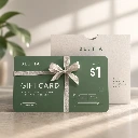GiftCard Bletia tarjeta por un dolar mockup.webp